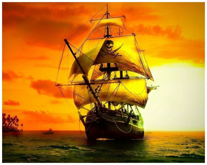 Пиратский корабль