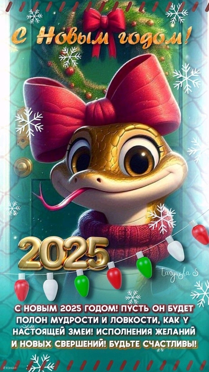 С новым годом змеи 2025
