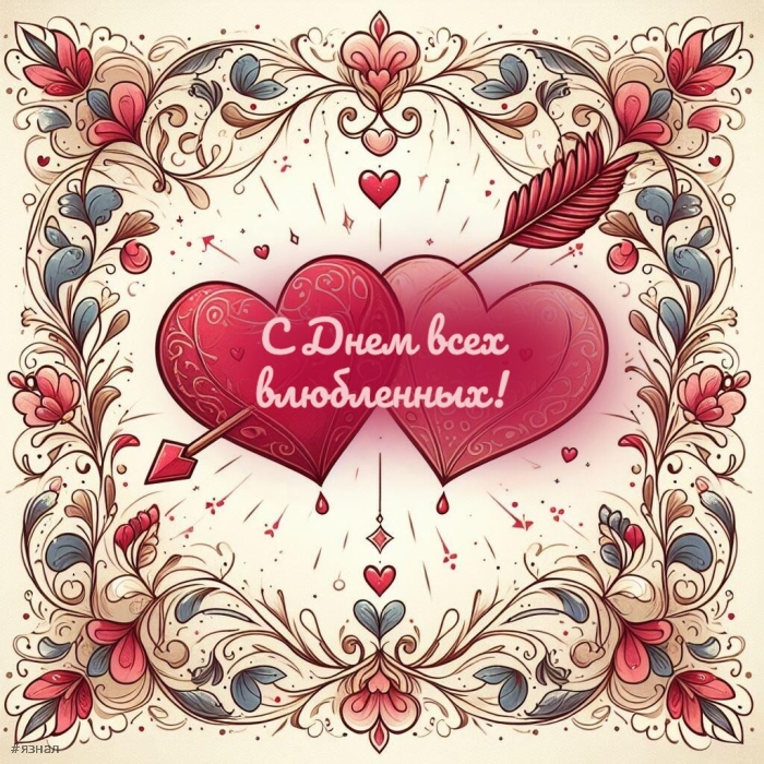 идеальная открытка для Дня Святого Валентина