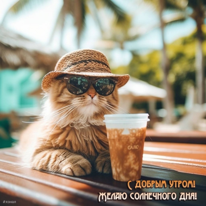 Доброе утро - картинки с котиками