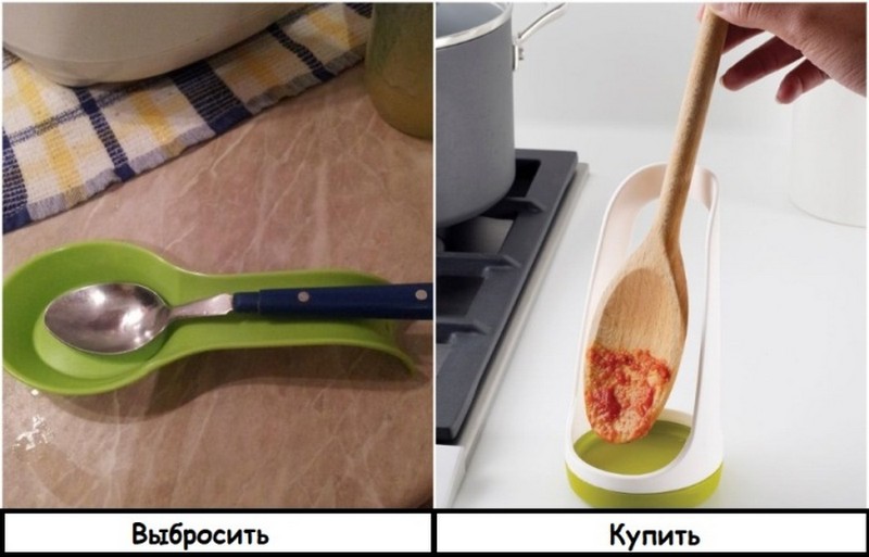 Горизонтальная подставка для лопатки