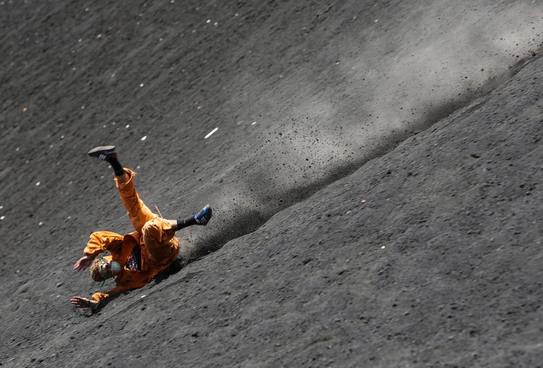 Вулканический сёрфинг: Спуск по горячим следам адреналина