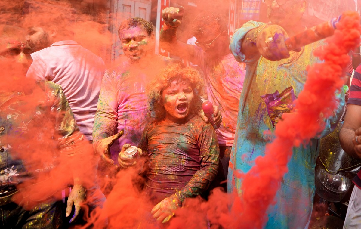 Безумство красок: как Индия празднует Холи!
