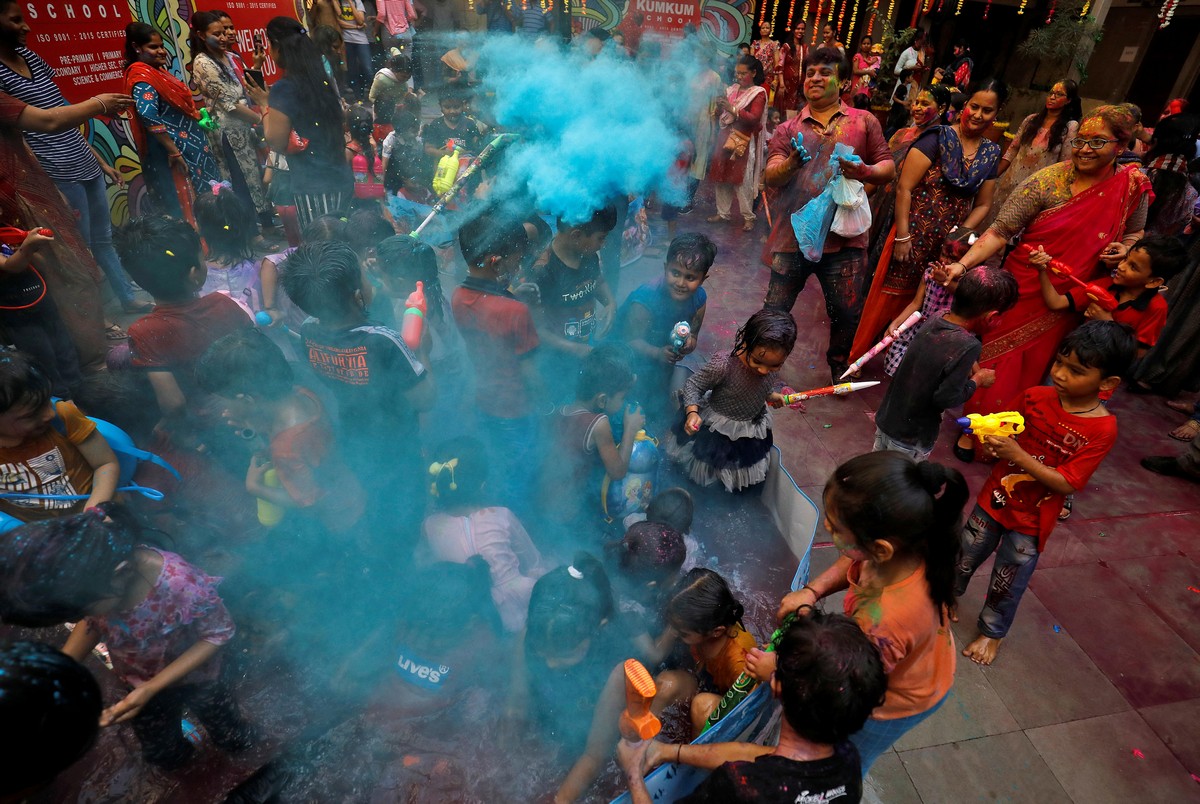 Безумство красок: как Индия празднует Холи!