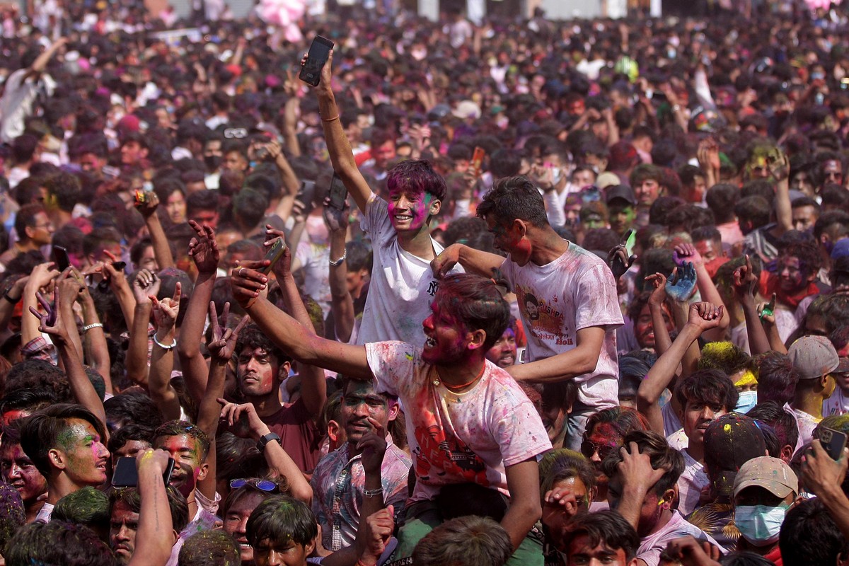 Безумство красок: как Индия празднует Холи!