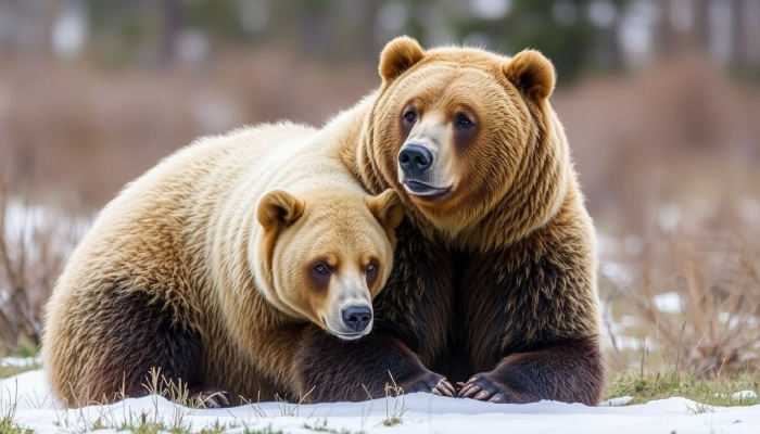 Кто сильнее: русский медведь или гризли?