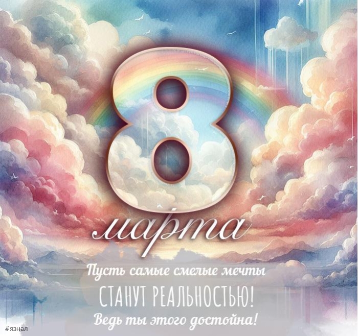 Картинки с пожеланиями на 8 марта