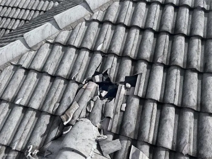 Последствия удара молнии