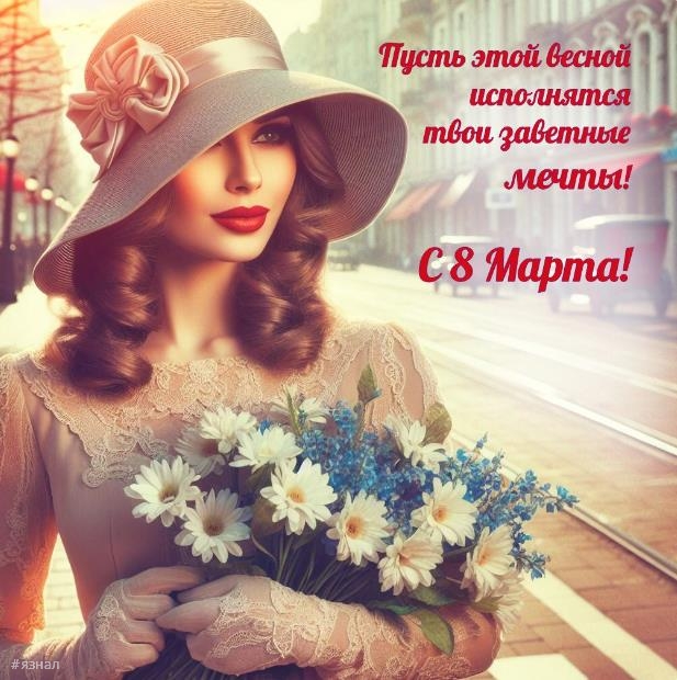 Картинки с пожеланиями на 8 марта