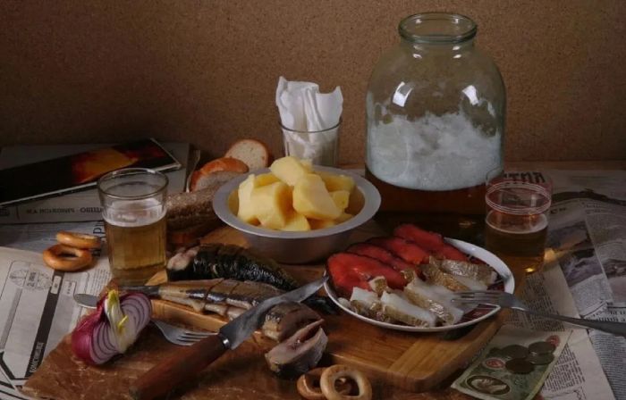 Закуски к пиву в СССР: традиции и предпочтения